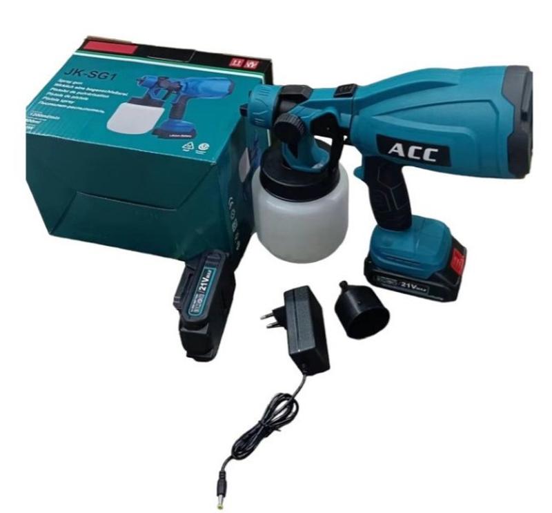 Акумуляторний фарборозпилювач JK-SG1 24V з двома батареями та регулюванням ширини - мініатюра 8