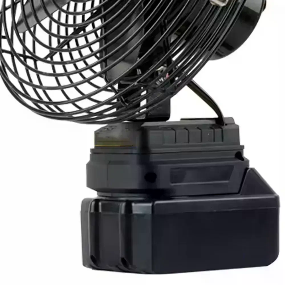 Акумуляторний вентилятор Lithium Electric Fan 48V чорний - мініатюра 7