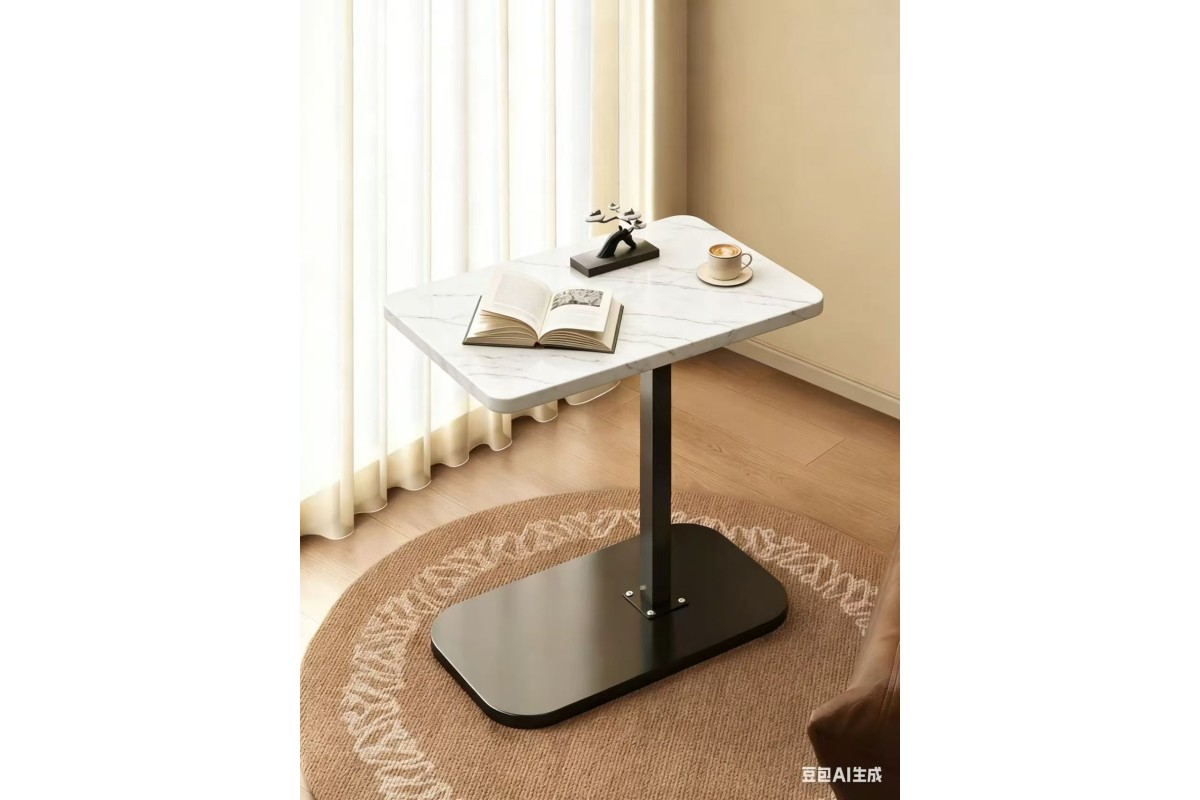 Наддиванний овальний журнальний столик 64201 із регулюванням висоти приліжковий - мініатюра 2