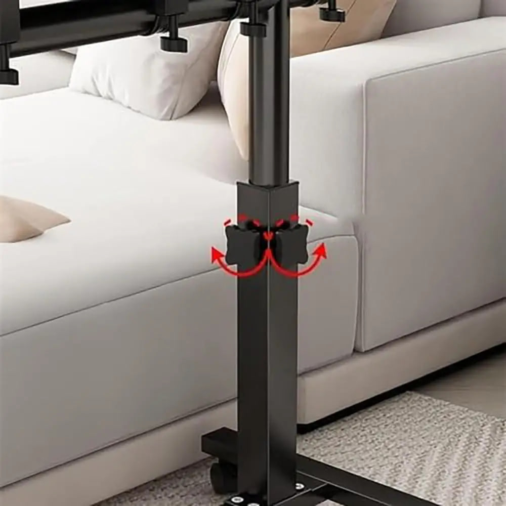 Універсальний наддиванний на колісах столик 64200 — мобільність і комфорт в одному ∙ Стол наддиванний на колісах з подвійною стільницею T01 - мініатюра 4