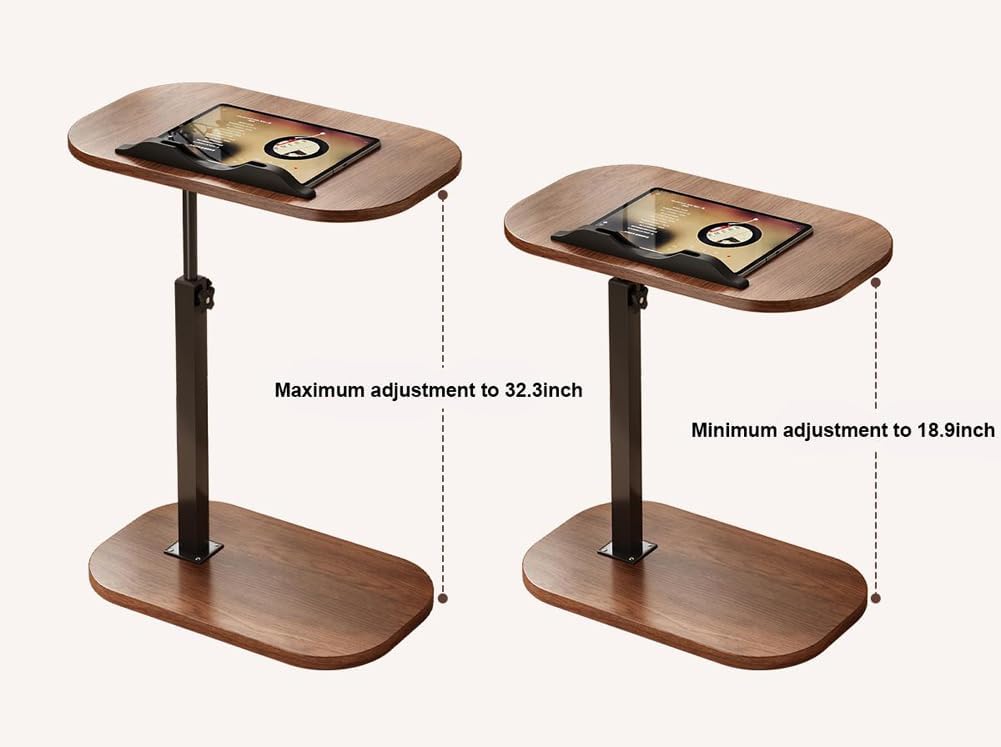 Приставний стіл 1036 з регулюванням висоти і нахилом стільниці для ноутбука та читання - мініатюра 3