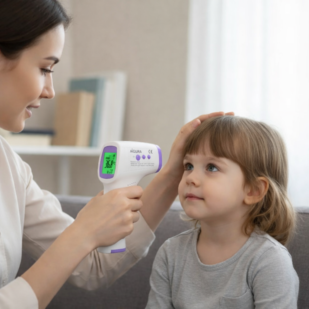 Безконтактний термометр AD801 для температури тіла, води і предметів - мініатюра 2