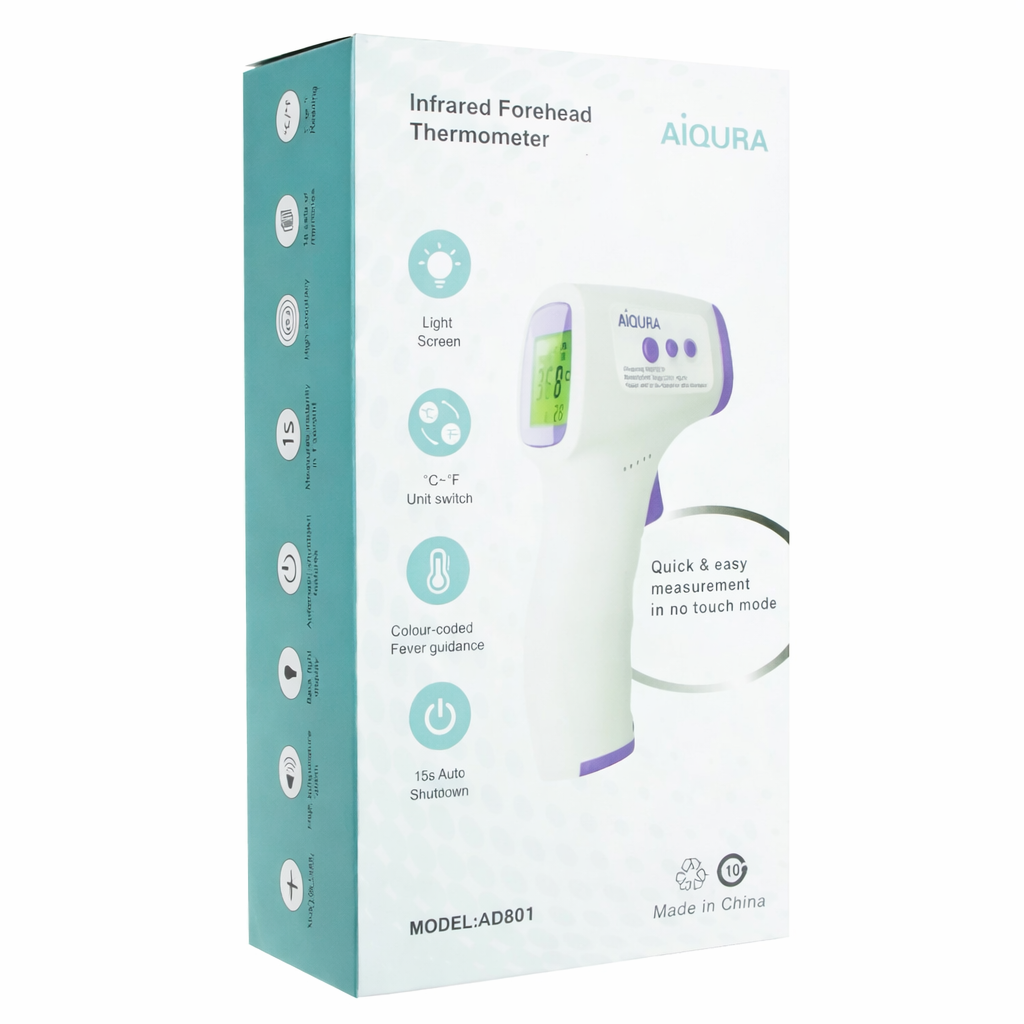 Безконтактний термометр AD801 для температури тіла, води і предметів - мініатюра 6