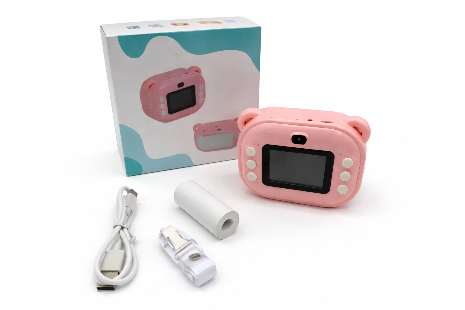 Дитячий фотоапарат Model 1 PINK з миттєвим друком і відео - мініатюра 2