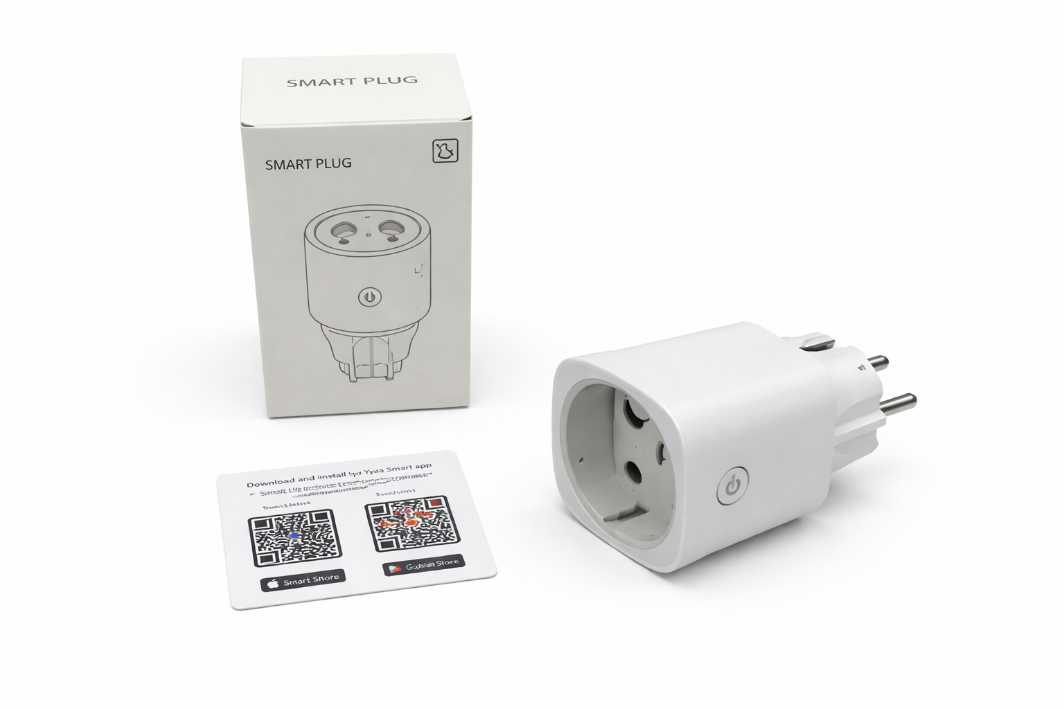 Розумна розетка Smart WiFi • Wi-Fi розетка для розумного дому з дистанційним керуванням через смартфон, таймером і контролем побутових приладів