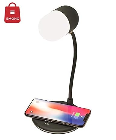 Настільна LED-лампа MD-088 з бездротовою зарядкою, Bluetooth-колонкою та динаміком - мініатюра 2