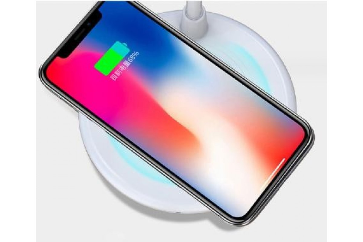 Настільна LED-лампа MD-088 з бездротовою зарядкою, Bluetooth-колонкою та динаміком - мініатюра 5
