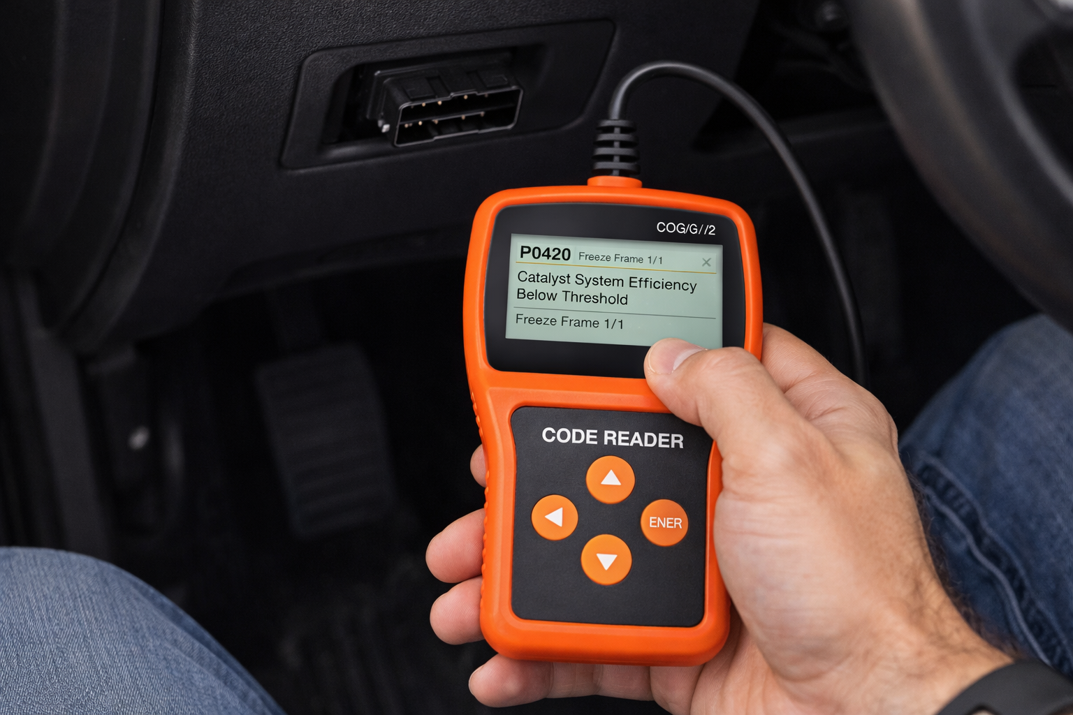 Автосканер MS309PRO OBD2 для діагностики авто і тесту акумулятора - мініатюра 2