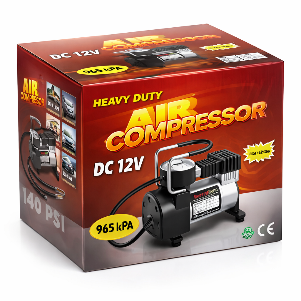 Автокомпресор XL-823 12V для шин авто, мікроавтобуса і SUV - мініатюра 2