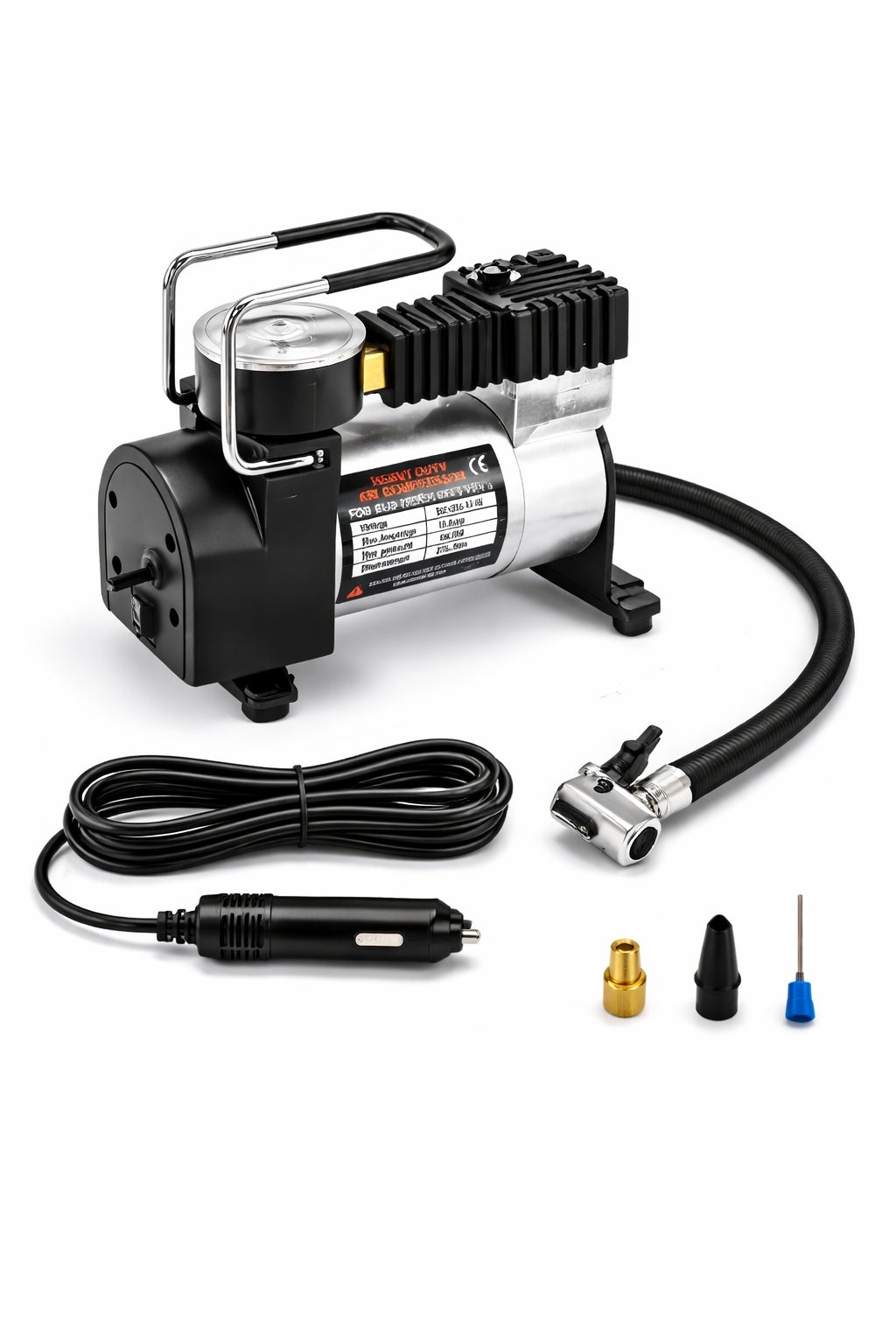 Автокомпресор XL-823 12V для шин авто, мікроавтобуса і SUV - мініатюра 4