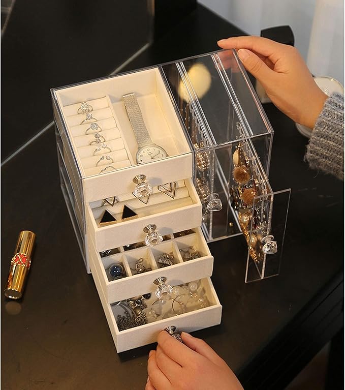 Скринька для зберігання ювелірних прикрас AND XL-1831 Makeup Box - мініатюра 5