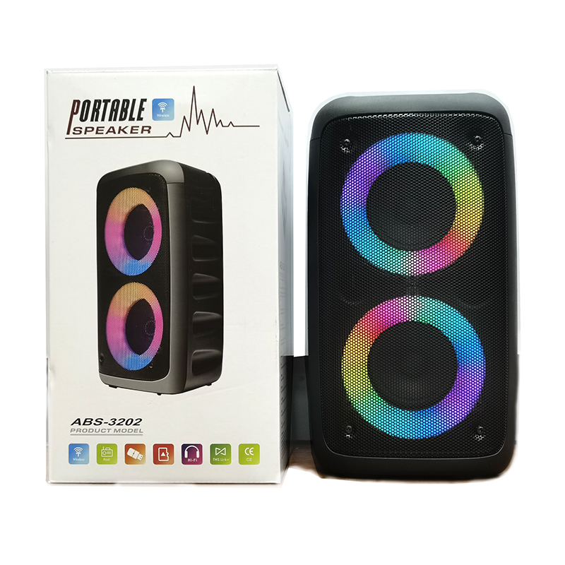 Портативна Bluetooth колонка ABS-3202 • Бездротова акустична колонка для музики, дому, відпочинку та поїздок