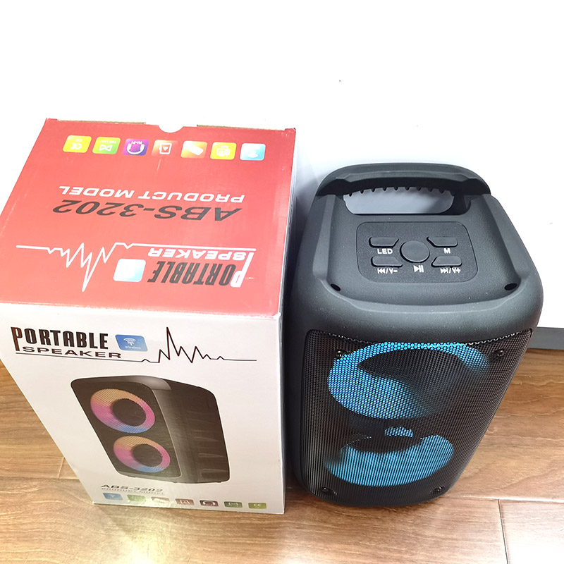 Bluetooth колонка ABS-3202 для дому, прогулянок і поїздок - мініатюра 6