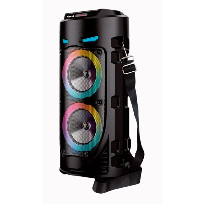 Портативна колонка Sing-e ZQS4239 з мікрофоном і світломузикою • Bluetooth колонка для музики, караоке, дому та відпочинку