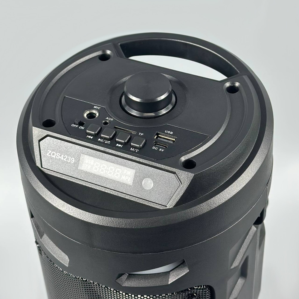 Портативна колонка Sing-e ZQS4239 з мікрофоном і світломузикою - мініатюра 4