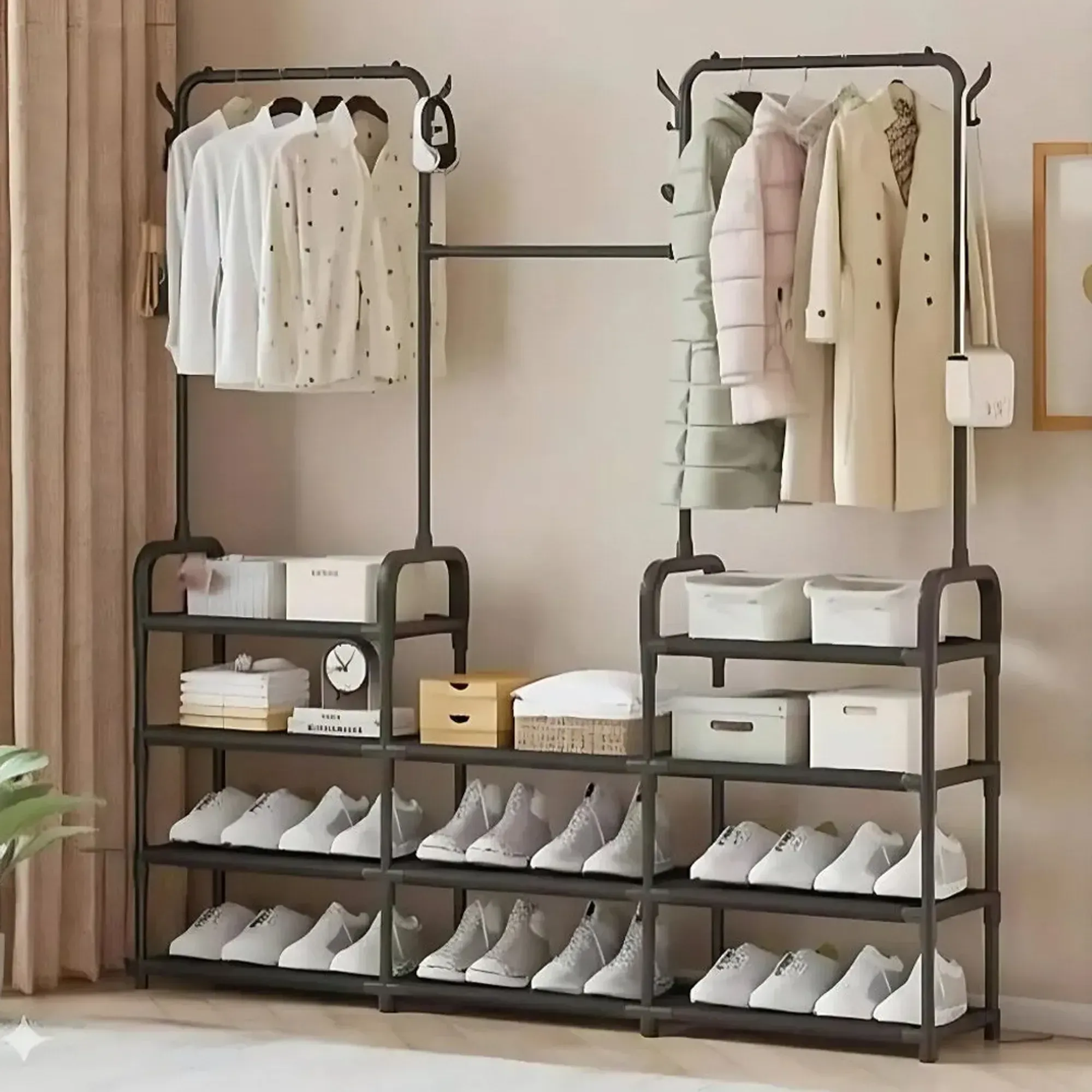 Багатофункціональна вішалка для зберігання Multi Functional Coat Rack AND 9130-4 - мініатюра 5