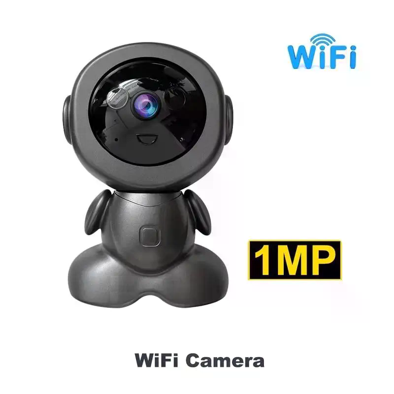 Настільна поворотна IP WiFi камера Q1 • Бездротова камера відеоспостереження з нічним баченням, мікрофоном і записом на карту пам’яті