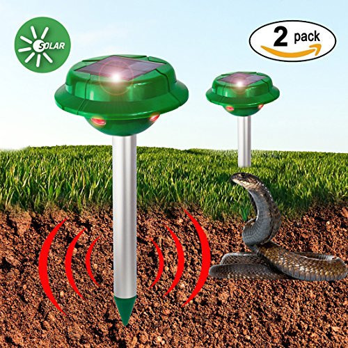 Відлякувач кротів гризунів Solar Rodent Repeller на сонячній батареї - мініатюра 4