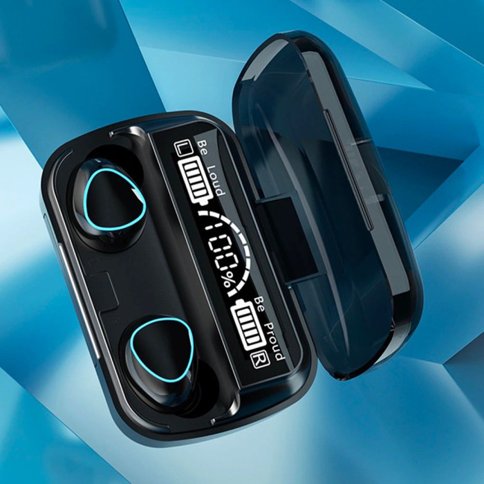 Бездротові навушники M10 TWS з мікрофоном і зарядним кейсом - мініатюра 4