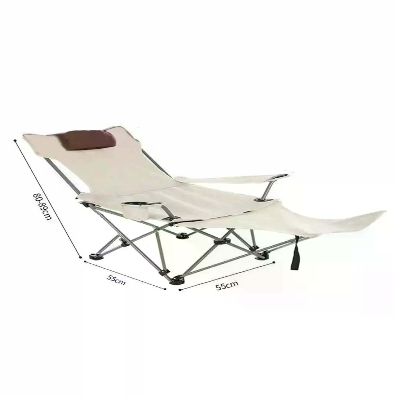 Складний стілець-гамак для кемпінгу, риболовлі і дачі - мініатюра 3