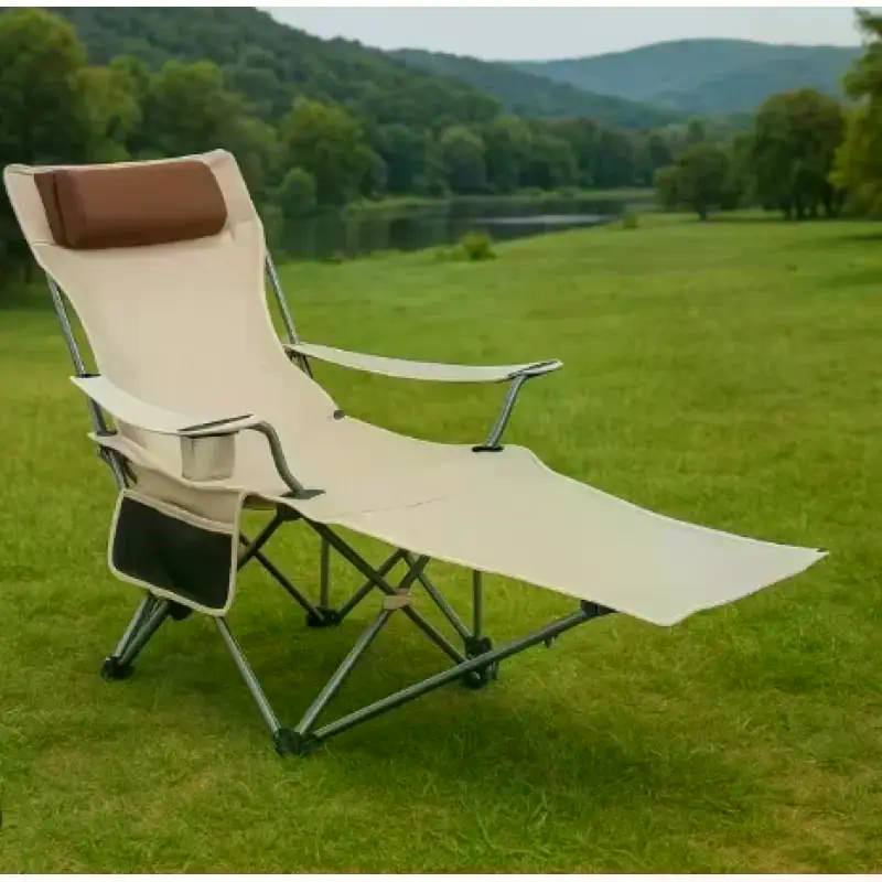 Складний стілець-гамак для кемпінгу, риболовлі і дачі - мініатюра 4