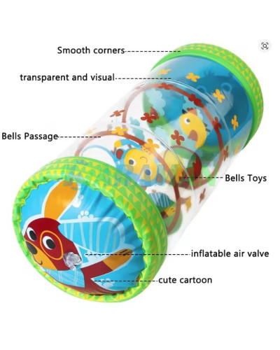 Надувний валик MA776 для повзання, ігор на животику і розвитку - мініатюра 4