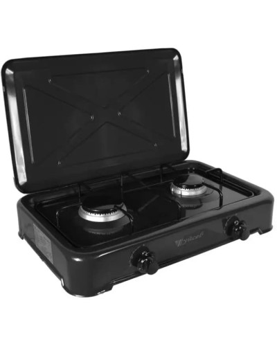 Газова настільна плита YUCEL O-200-LPG-BLACK на 2 конфорки - мініатюра 2