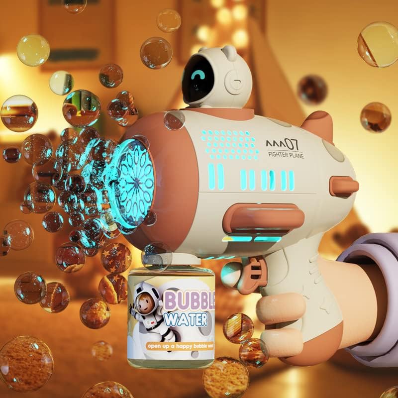 Дитячий автоматичний пістолет для мильних бульбашок Toy Bubble Gun - мініатюра 6
