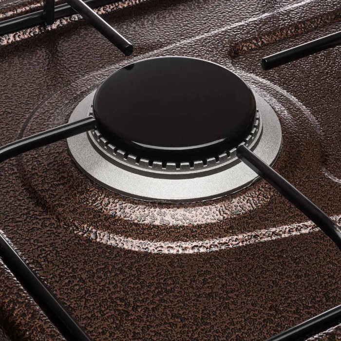 Настільна газова плита YUCEL O-300-LPG-CUPPER на 3 конфорки - мініатюра 8