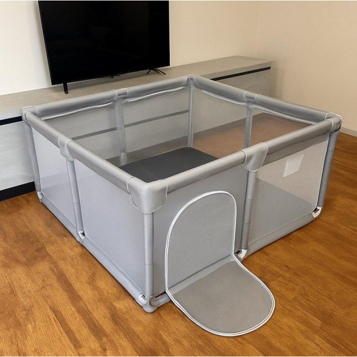 Дитячий манеж MA710 130 x 130 x 65 см для безпечних ігор удома - мініатюра 2