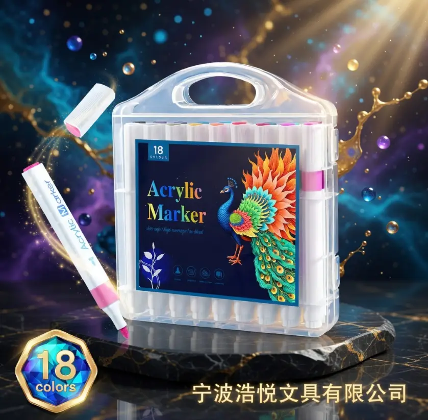 Набір акрилових маркерів MAP-02 для творчості, декору і домашніх проєктів - мініатюра 2