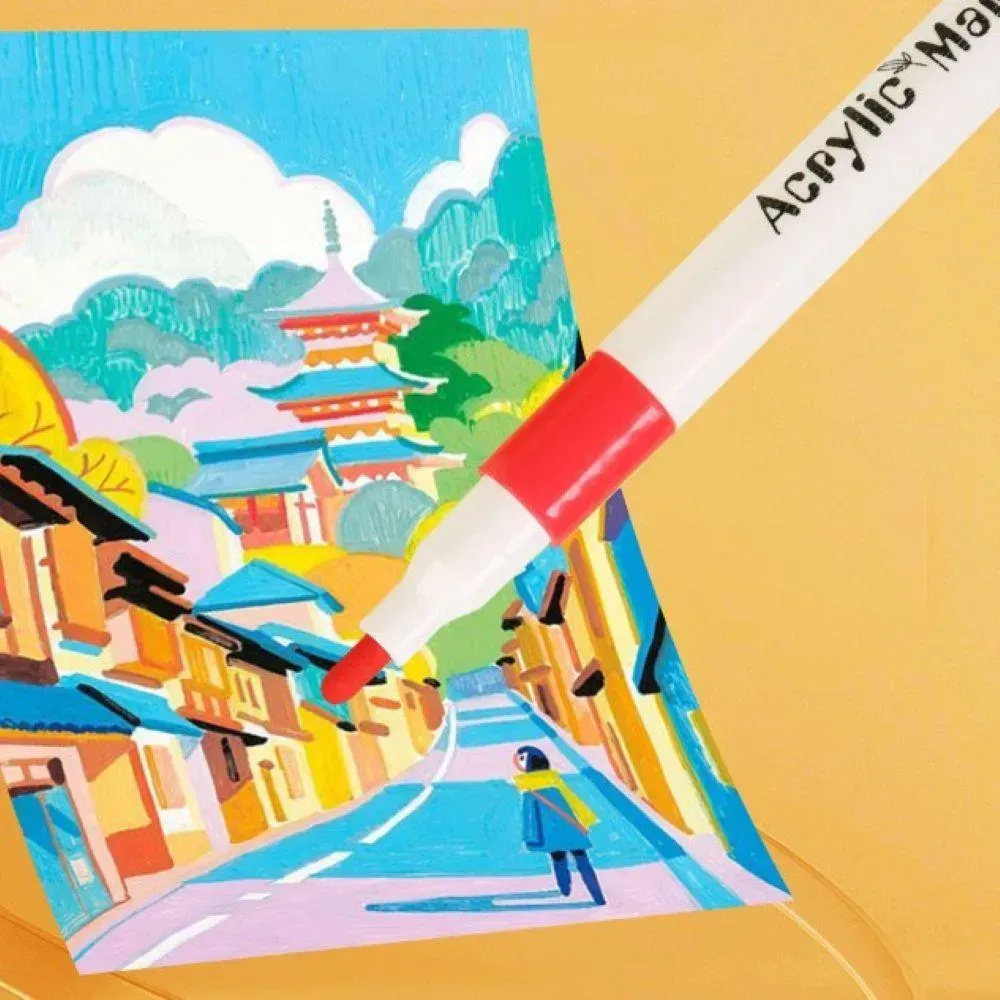 Набір акрилових маркерів MAP-02 для творчості, декору і домашніх проєктів - мініатюра 5