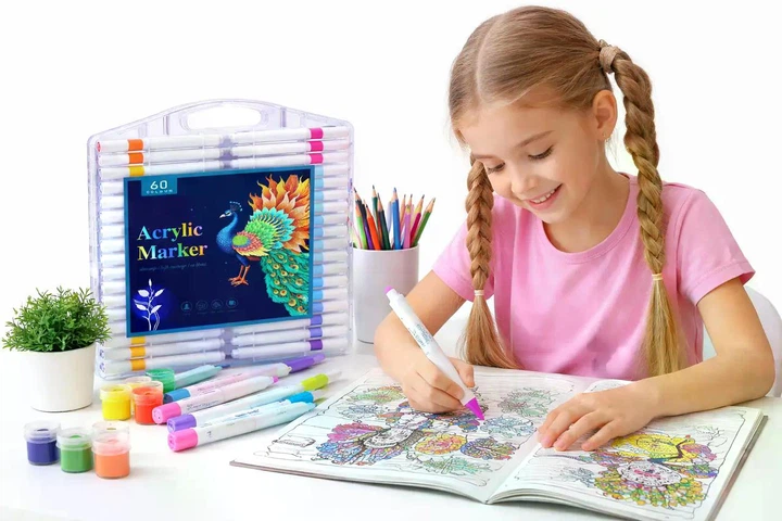 Набір акрилових маркерів MAP-05 для малювання і хобі - мініатюра 3