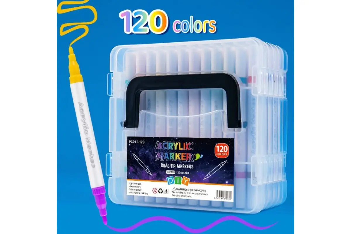 Набір акрилових маркерів MAP-06 для творчих і декоративних робіт - мініатюра 2