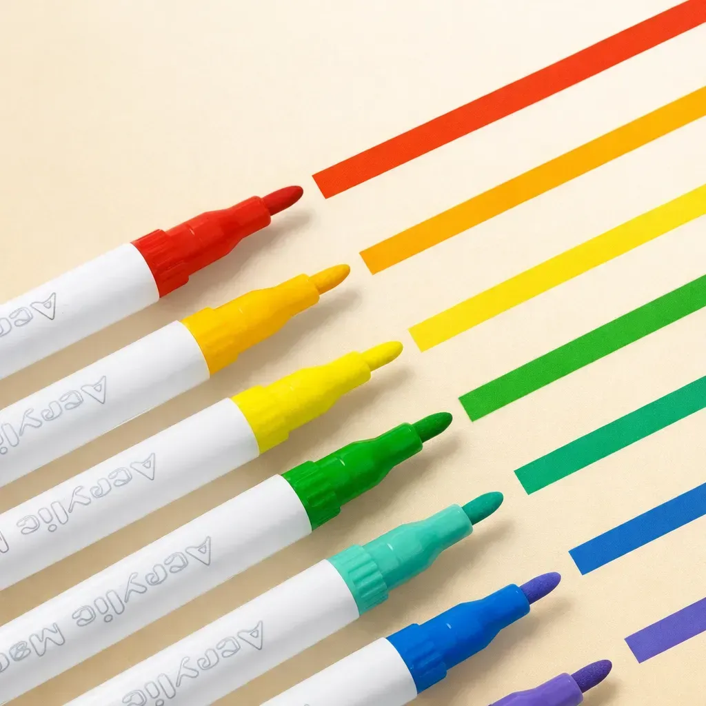 Набір акрилових маркерів MAP-06 для творчих і декоративних робіт - мініатюра 4