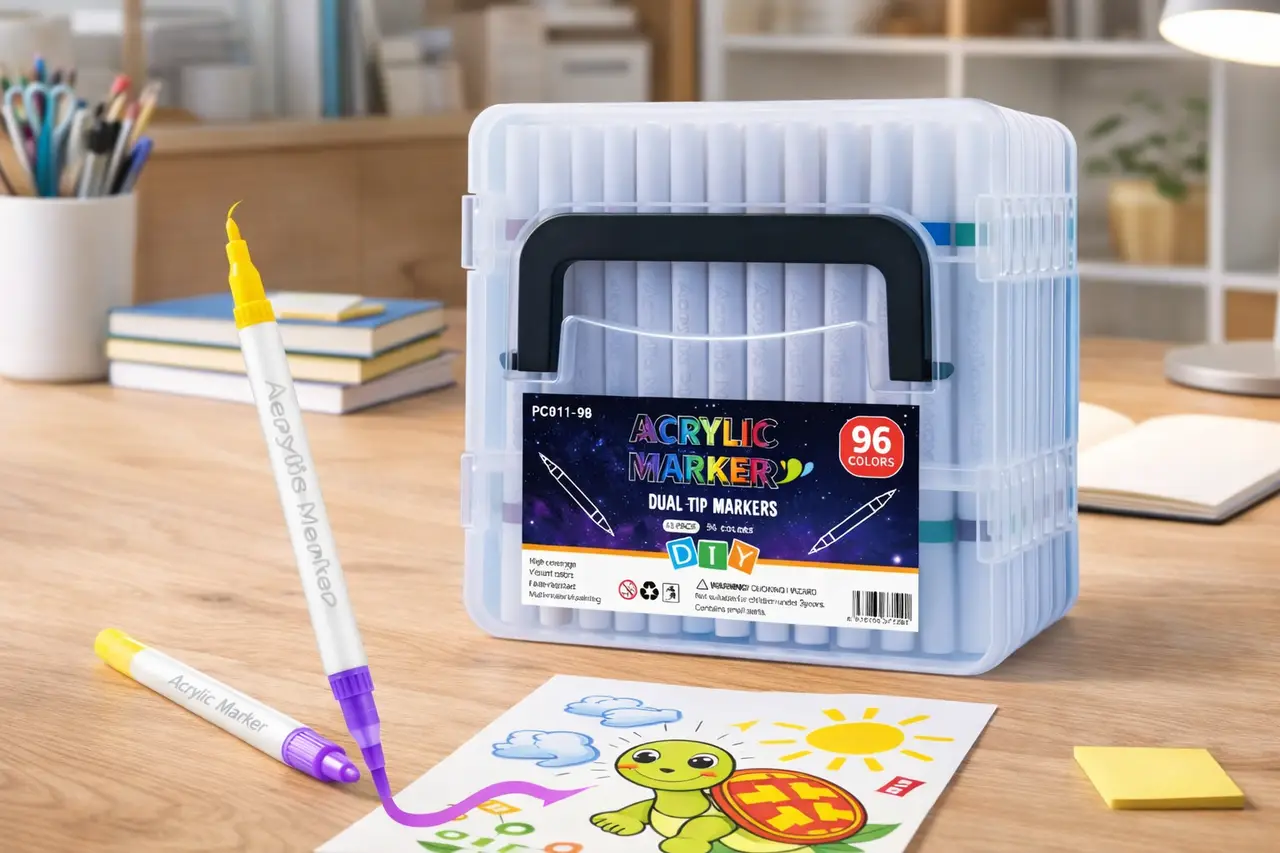 Набір акрилових маркерів MAP-07 для малювання і декору - мініатюра 2