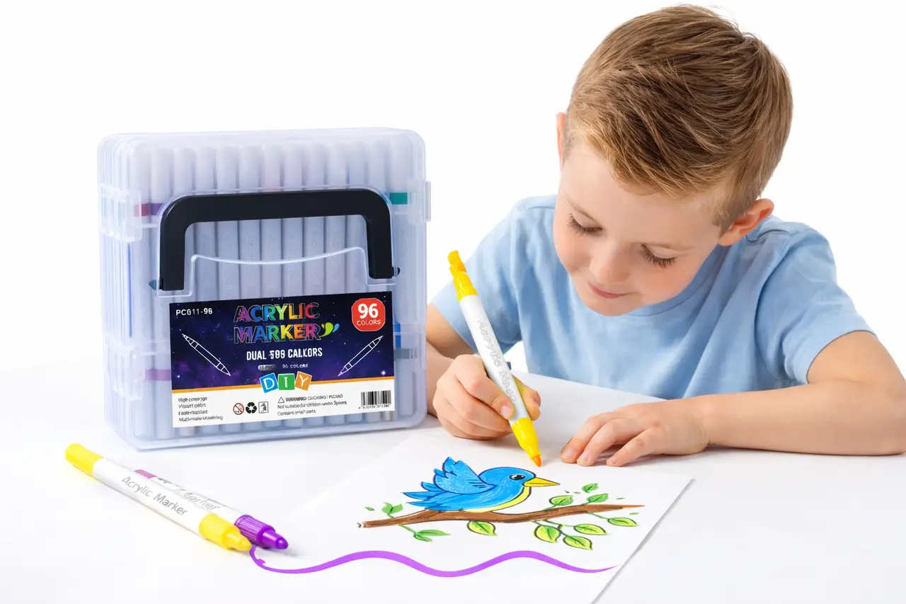 Набір акрилових маркерів MAP-07 для малювання і декору - мініатюра 3