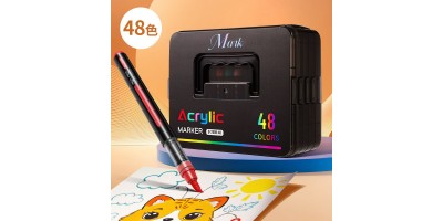 Набір маркерів Acrylic MAP-14 для творчості, скетчингу і декору - мініатюра 4
