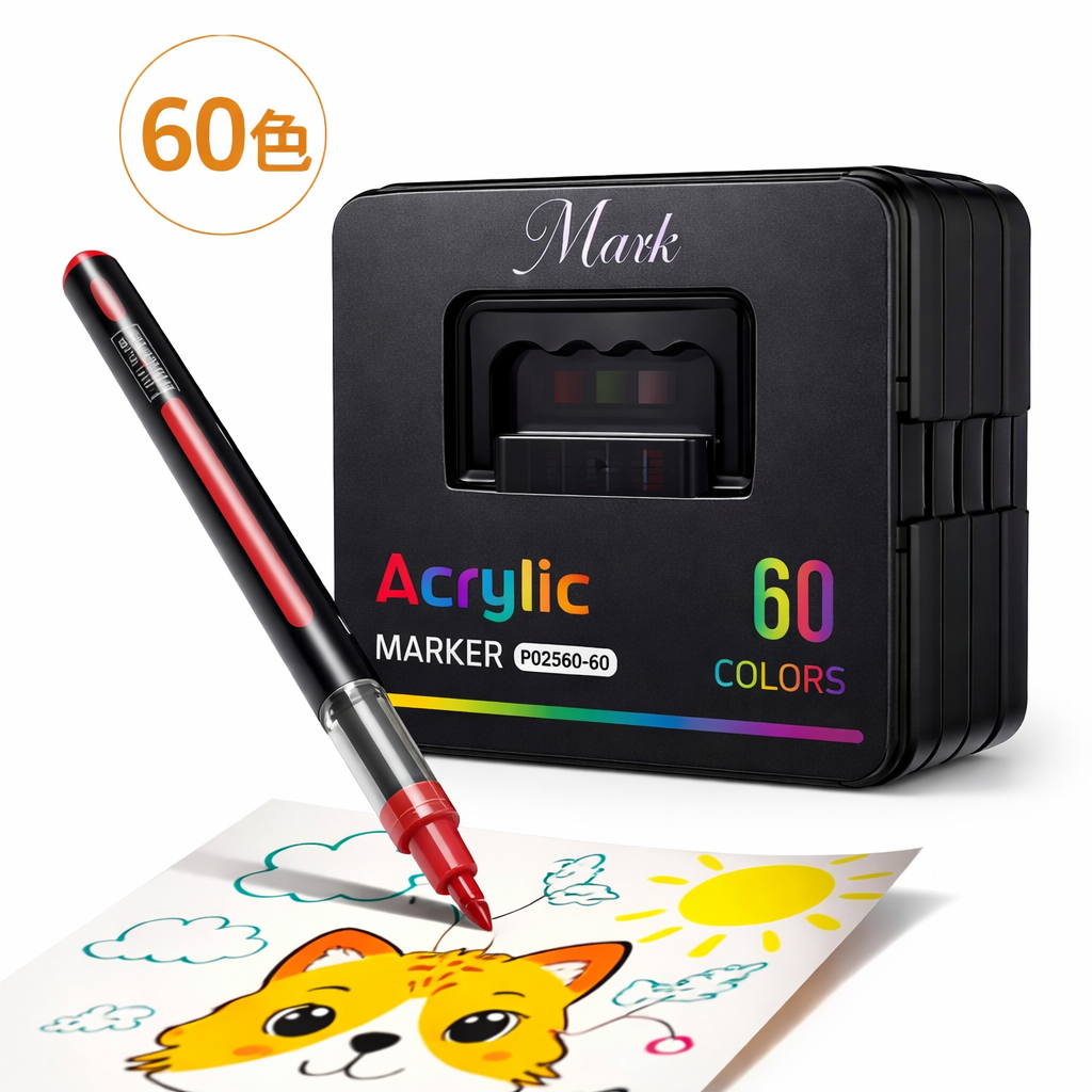 Набір акрилово-акварельних маркерів Acrylic MAP-15 • Маркери для малювання, творчості, скетчингу та декоративного розпису