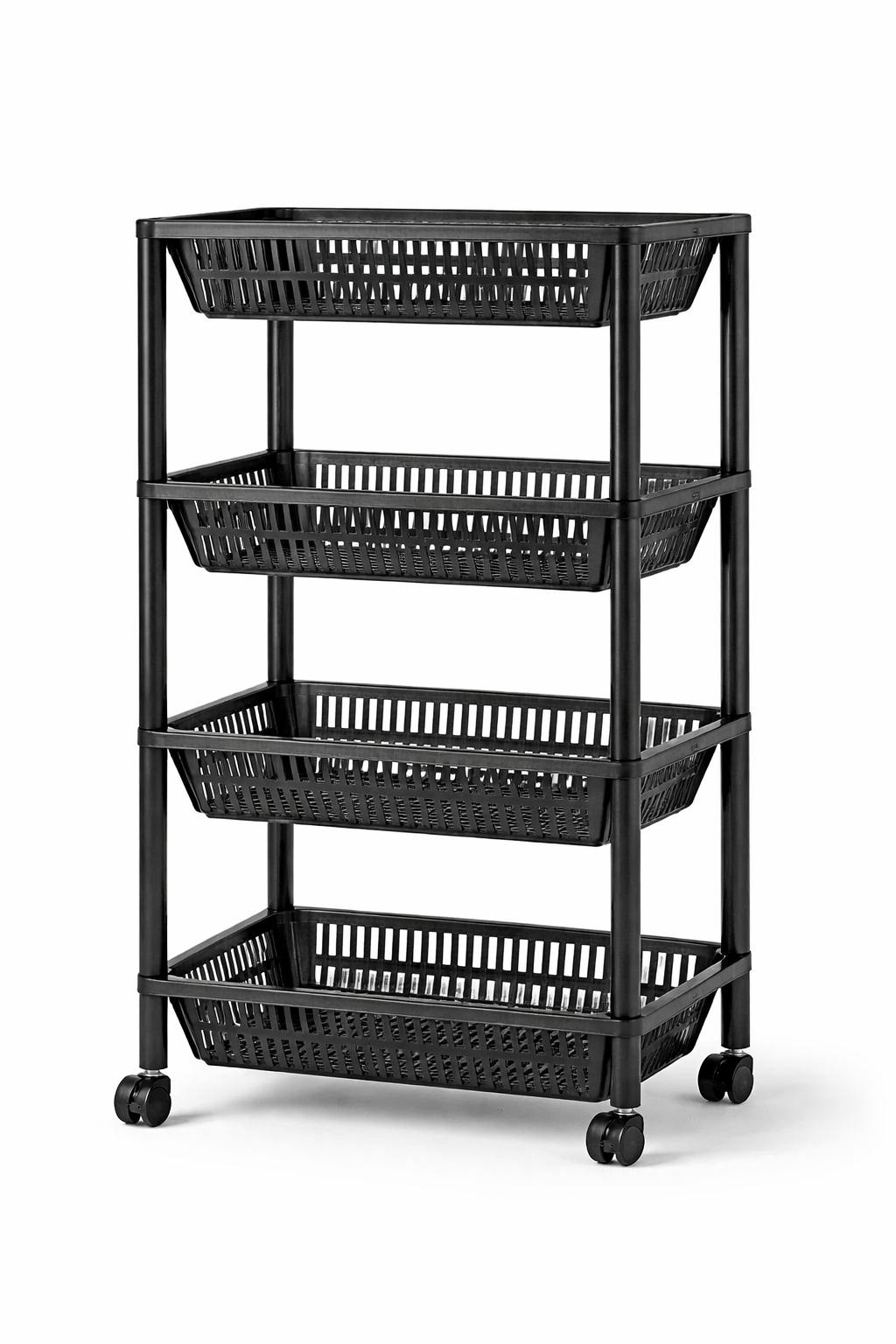 Етажерка 4-рівнева на колесах для кухні, ванної і дому - мініатюра 2