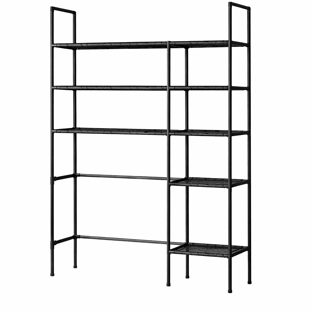 Стелаж-органайзер над унітазом для зберігання у ванній кімнаті - мініатюра 2