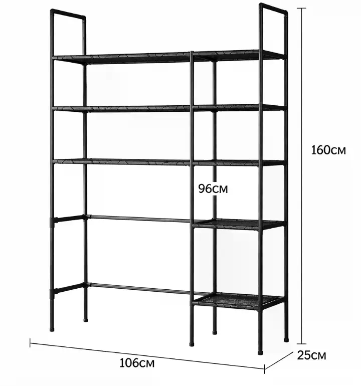 Стелаж-органайзер над унітазом для зберігання у ванній кімнаті - мініатюра 4