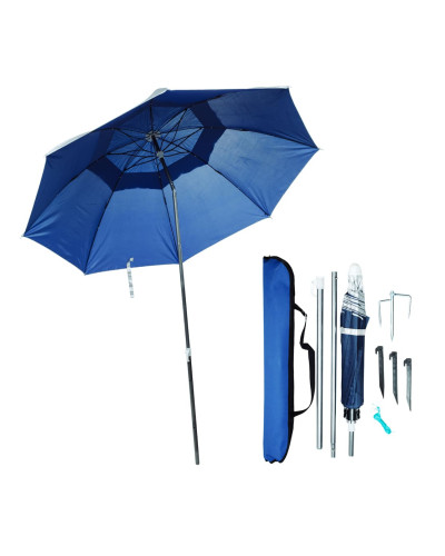 Парасолька для риболовлі 1.8 м з нахилом, клапаном і УФ-захистом DYS • Рибальська парасолька від сонця та дощу з чохлом для відпочинку на природі