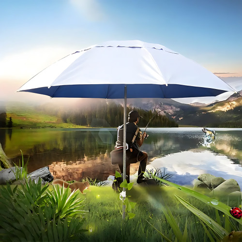 Рибальська парасолька DYS 1,8 м з нахилом і УФ-захистом - мініатюра 6