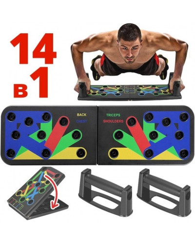 Дошка для віджимань MA60 з упорами для домашніх тренувань - мініатюра 2