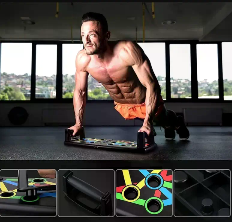 Дошка для віджимань MA60 з упорами для домашніх тренувань - мініатюра 6