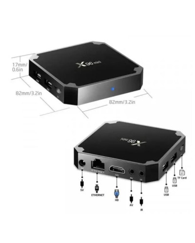 Смарт ТВ приставка X96 Mini 2/16 ГБ 4K з Wi-Fi і LAN - мініатюра 3