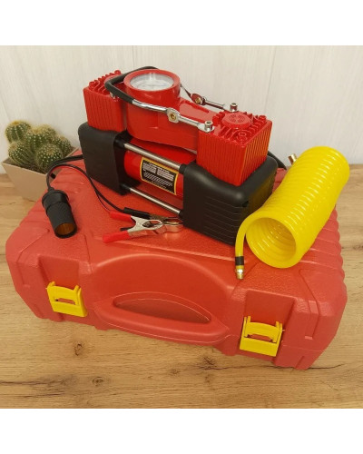 Автомобільний компресор RED MA810 12V у кейсі з манометром - мініатюра 7