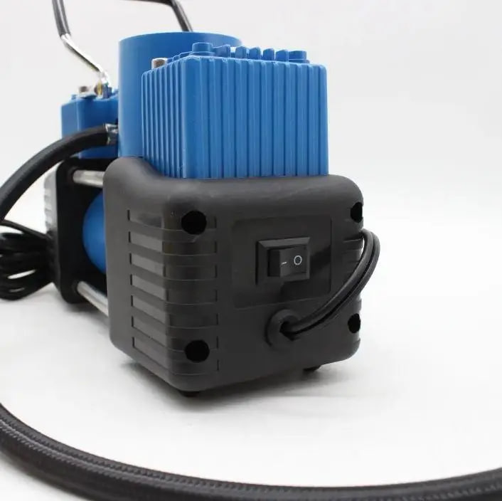 Автокомпресор автомобільний двопоршневий компресор - мініатюра 2