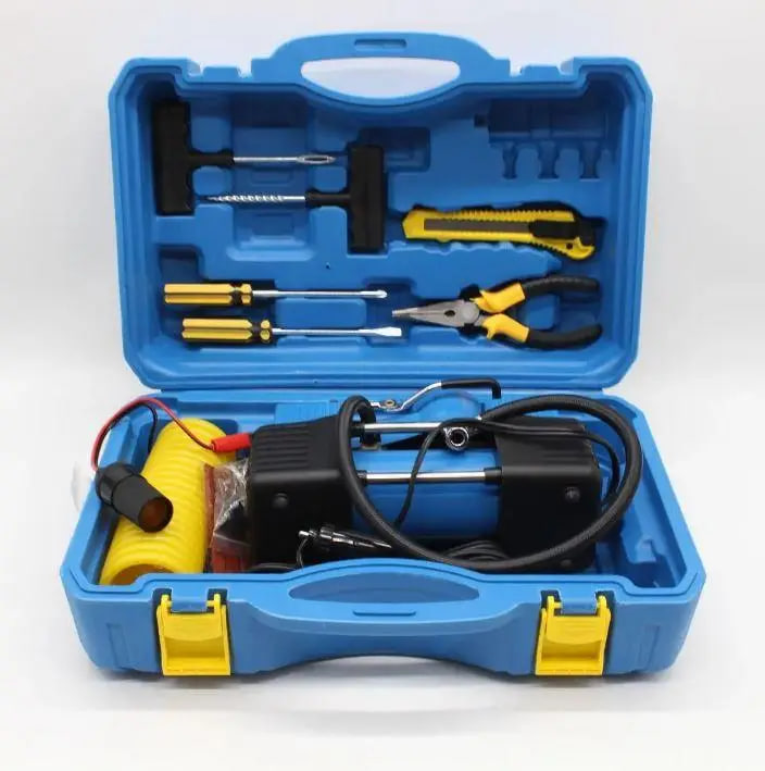 Автокомпресор автомобільний двопоршневий компресор - мініатюра 7